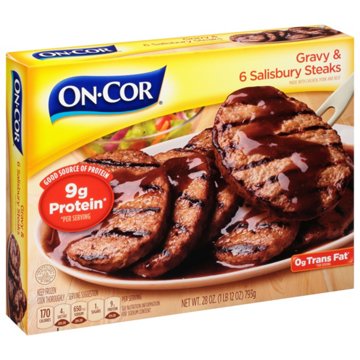 On-Cor Frozen Salisbury Steaks, 6 ct