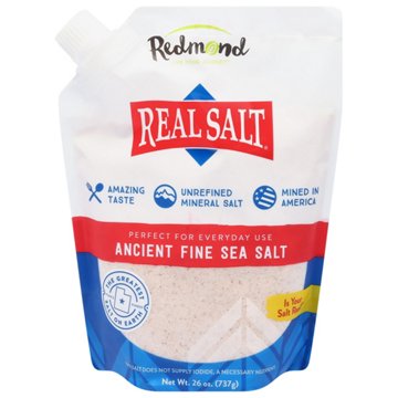 Redmond Real Salt Ancient All Natural Sea Salt, 26 oz