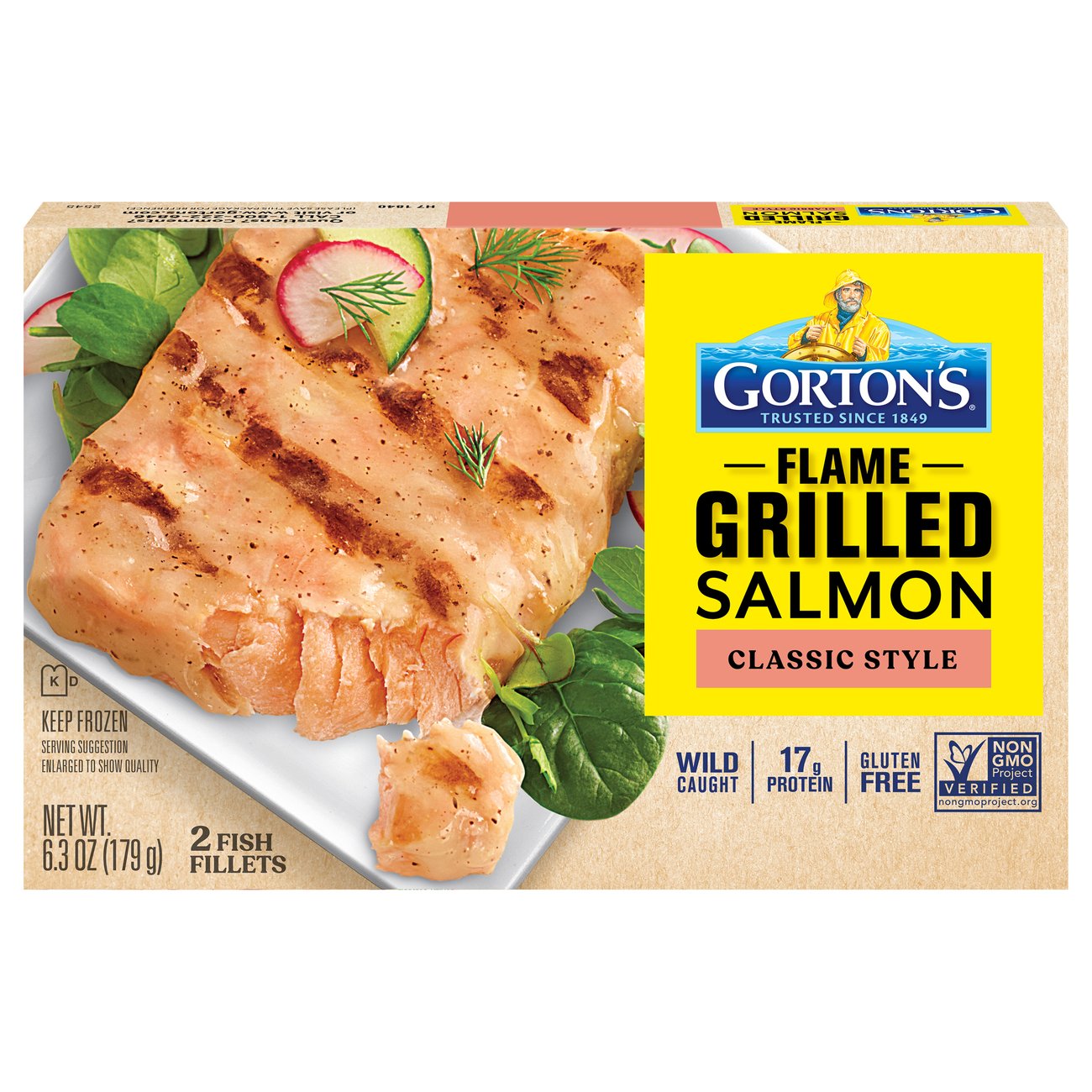 Gorton's Classic Grilled Salmon Shop Fish at HEB