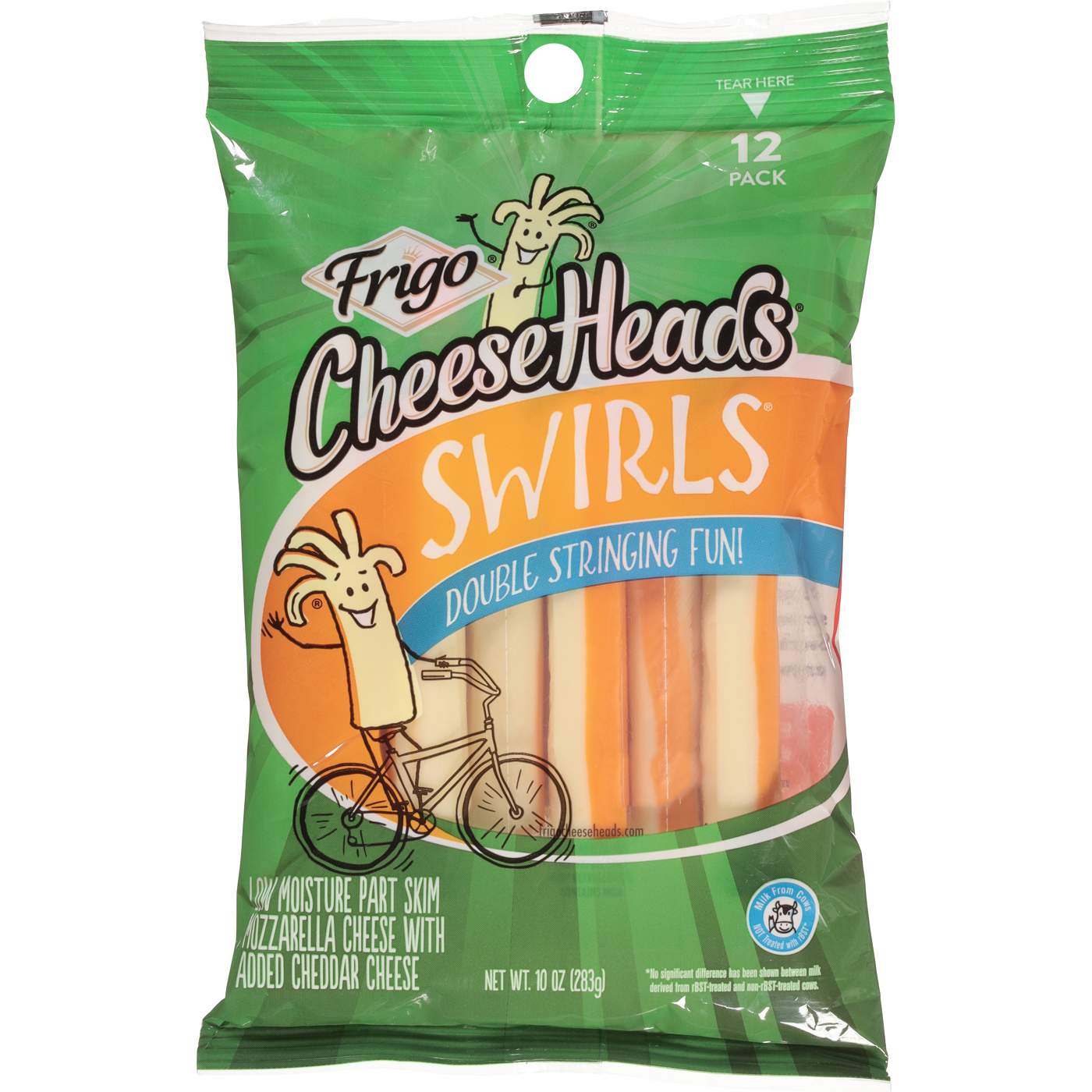 Frigo CheeseHeads Double Swirl String Cheese; image 1 of 2