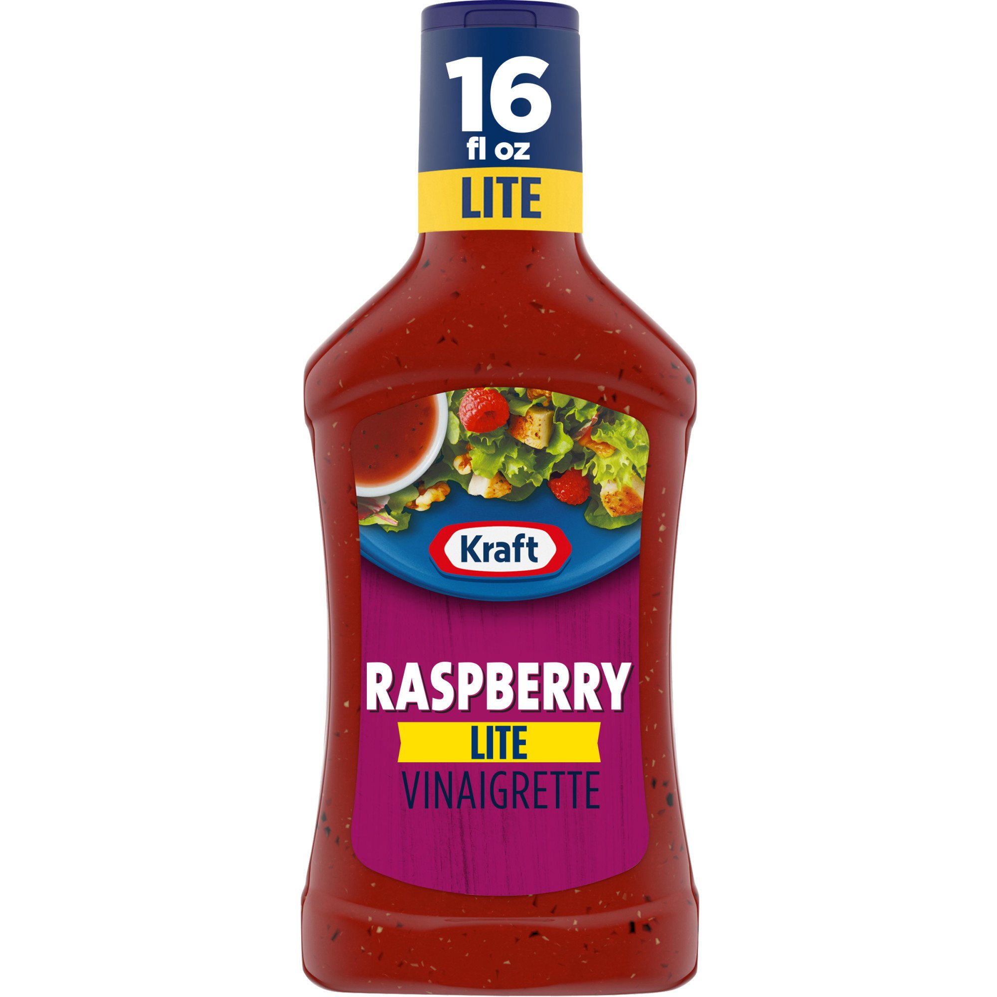 Kraft Raspberry Vinaigrette Lite Dressing Shop Salad dressings at HEB
