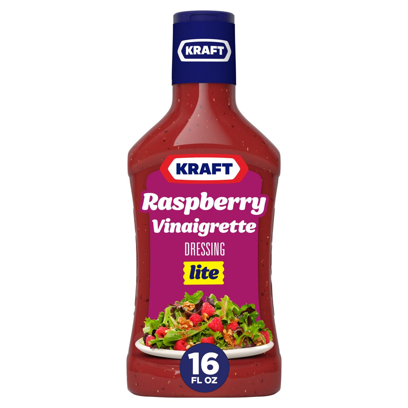Kraft Raspberry Vinaigrette Lite Dressing; image 1 of 9