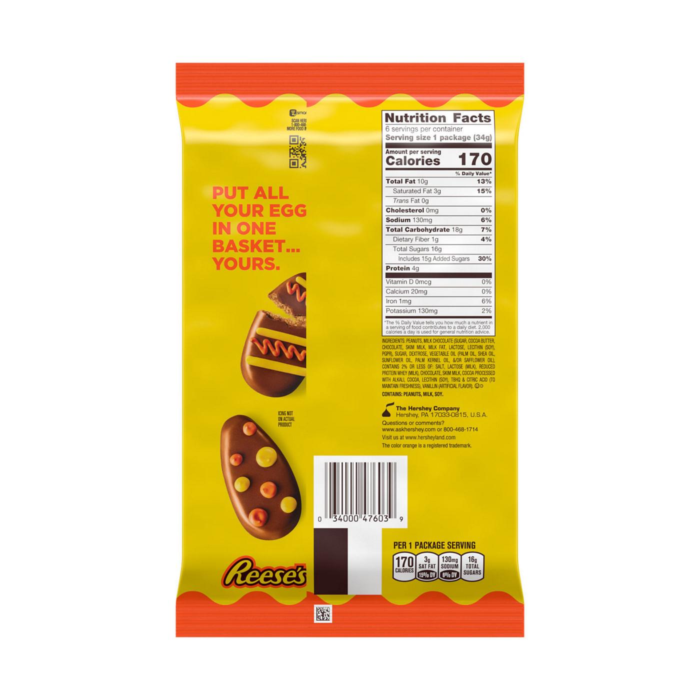 Reese's Milk Chocolate Peanut Butter Eggs Easter Candy; image 5 of 7