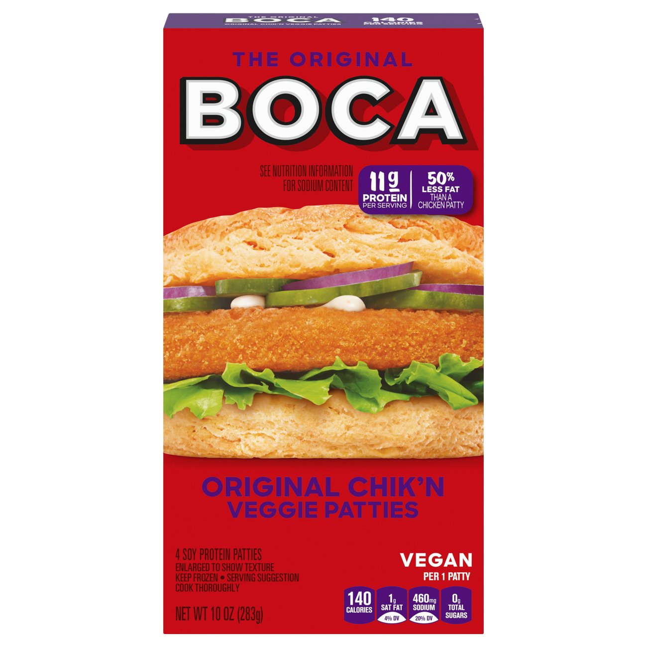 Boca Original Chik N Veggie Patties Shop Meat Alternatives At H E B