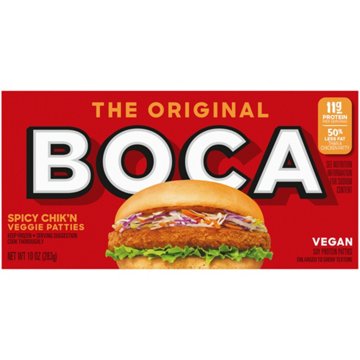 Boca Spicy Chik'n Meatless Patties, 4 ct