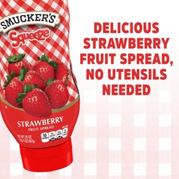 Smucker's Squeeze Strawberry Fruit Spread, 20 oz