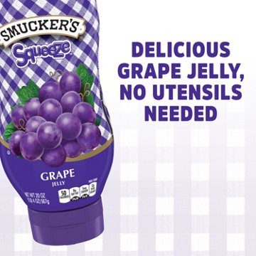 Smucker's Squeeze Grape Jelly, 20 oz