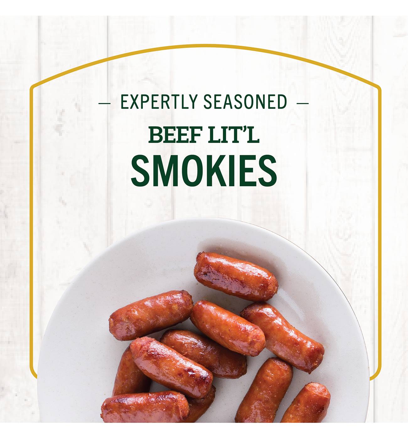 Hillshire Farm Lit'l Smokies Smoked Cocktail Sausages; image 5 of 5