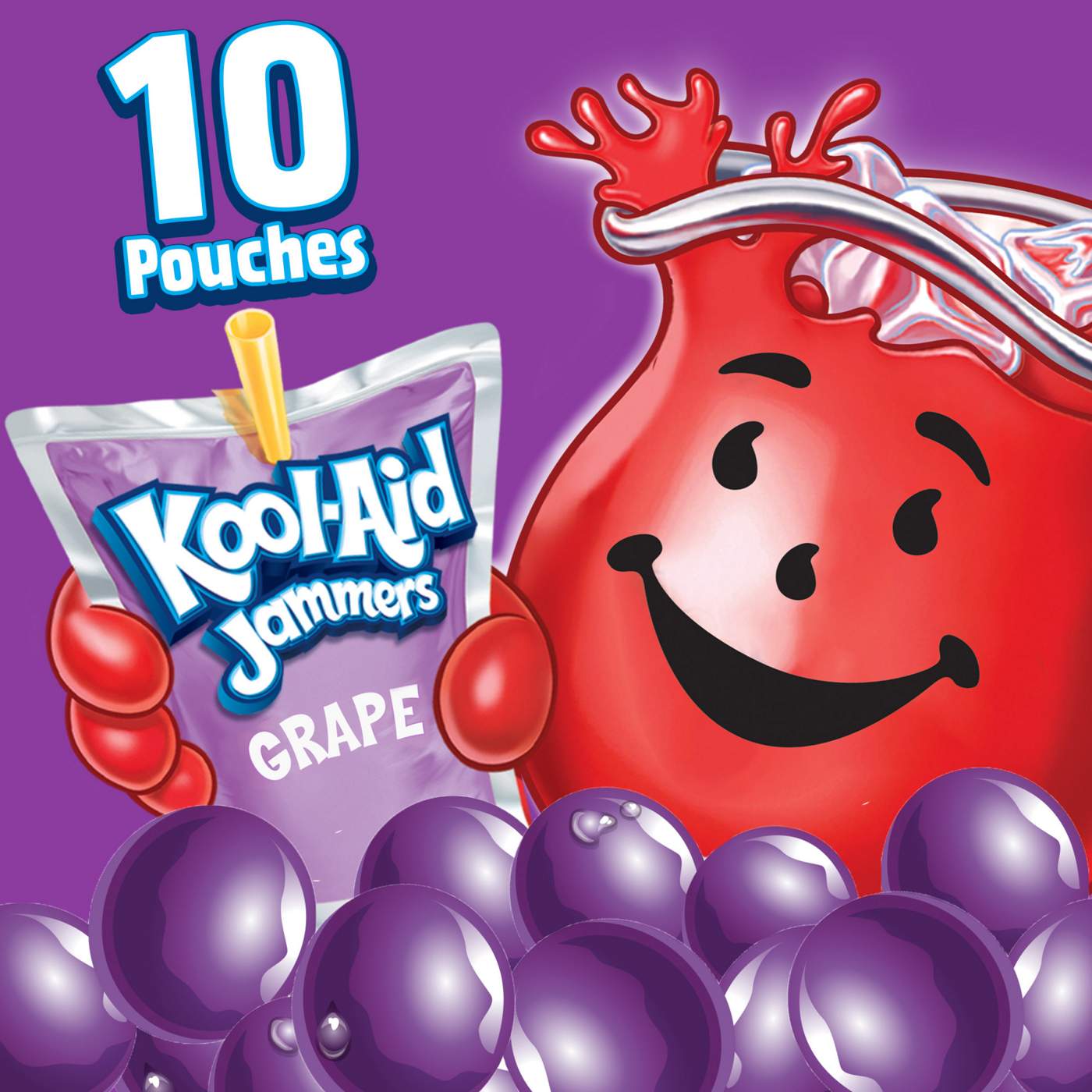 Kool-Aid Jammers Grape 10 pk Juice Pouches; image 3 of 4