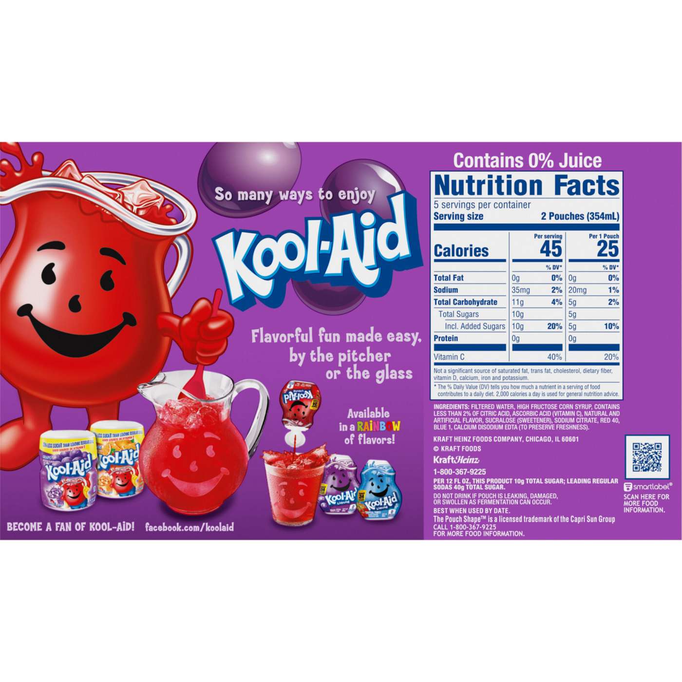 Kool-Aid Jammers Grape 10 pk Juice Pouches; image 4 of 4