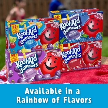 Kool-Aid Jammers Tropical Punch 10 pk Pouches, 6 oz