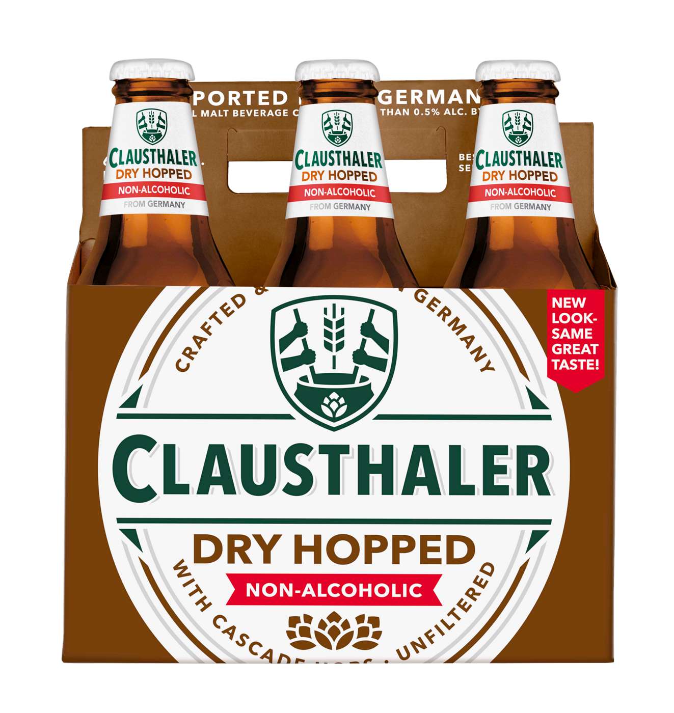 Clausthaler Dry Hopped Non-Alcoholic Beer 6 pk Bottles; image 2 of 2
