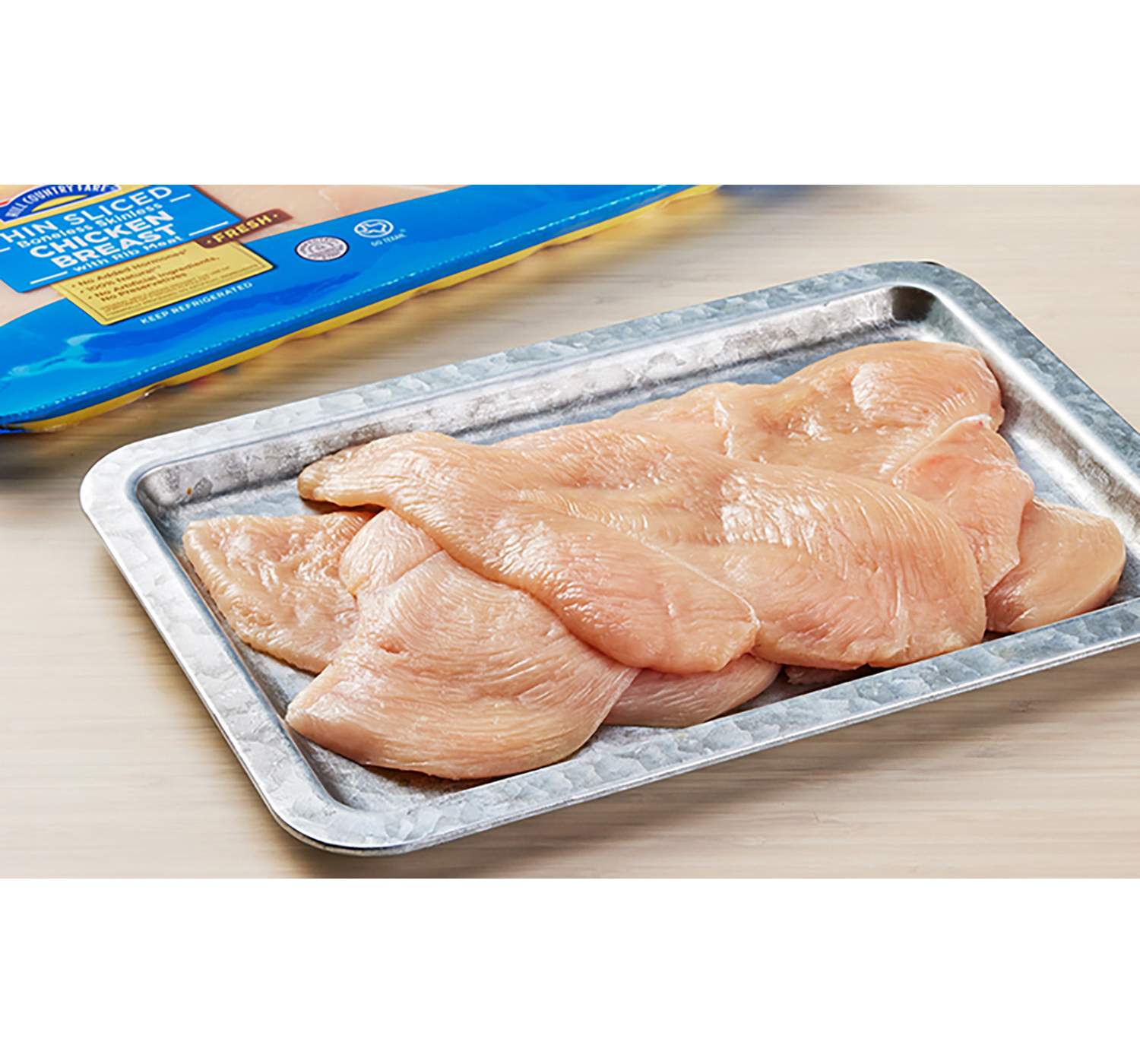 Hill Country Fare Boneless Skinless Thin Sliced Chicken Breast; image 3 of 4