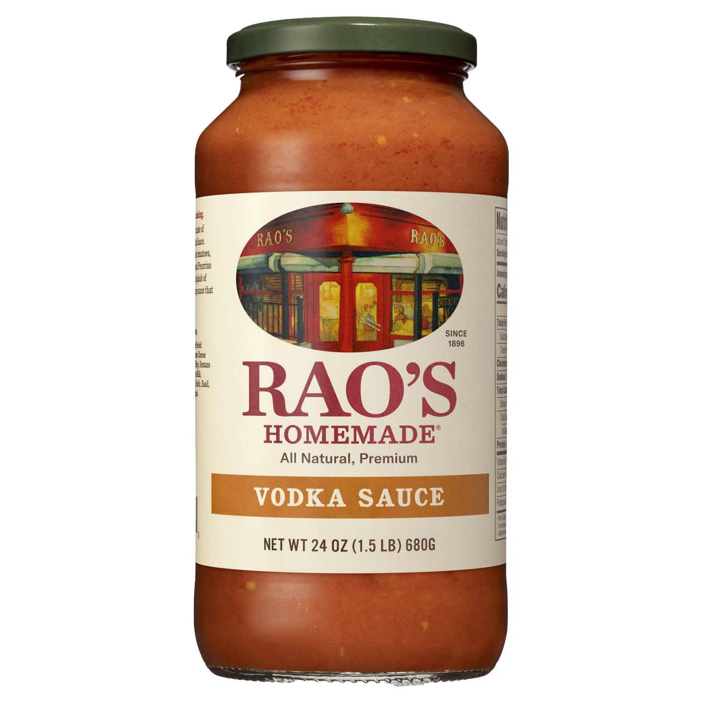 Rao's Homemade Vodka Sauce; image 1 of 6
