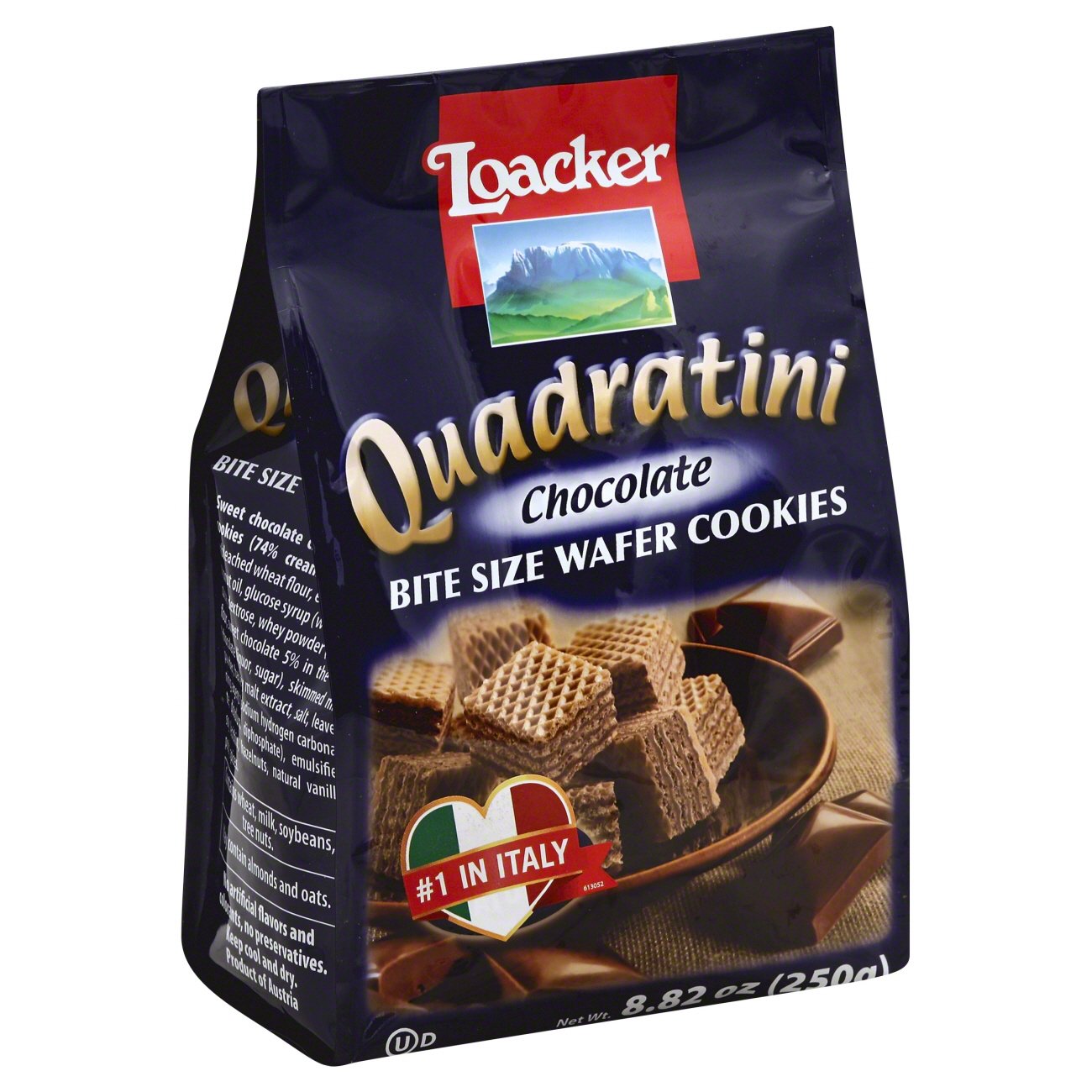 Loacker Quadratini Chocolate Bite Size Wafer Cookies Shop Cookies at