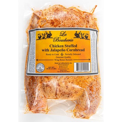 La Boucherie Jalapeno-Cornbread Stuffed Tur-Duc-Ken, Serves 14 to