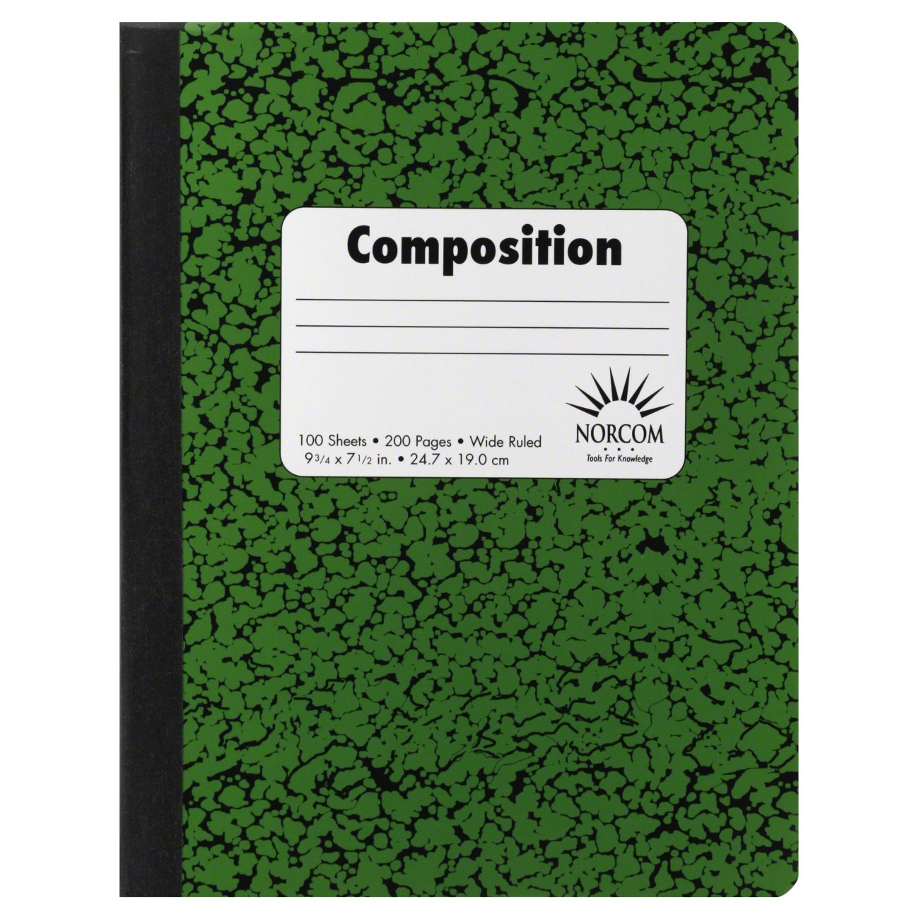 Composition Notebook Wide Ruled 100 Sheets Shop Notebooks at HEB