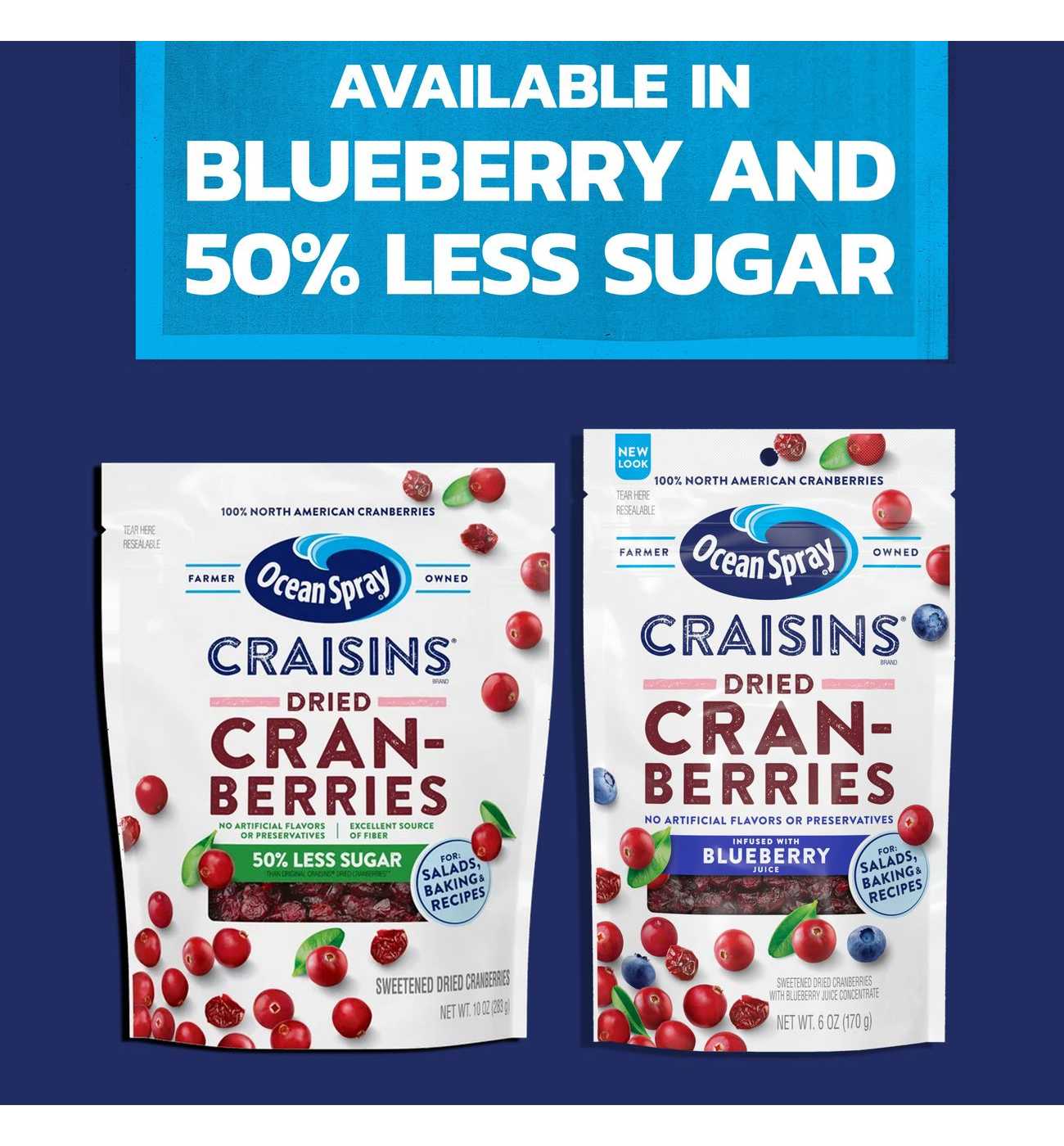 Ocean Spray Craisins Dried Cranberries Infused with Cherry Juice; image 3 of 8