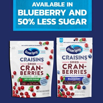 Ocean Spray Craisins Dried Cranberries Infused with Cherry Juice, 6 oz