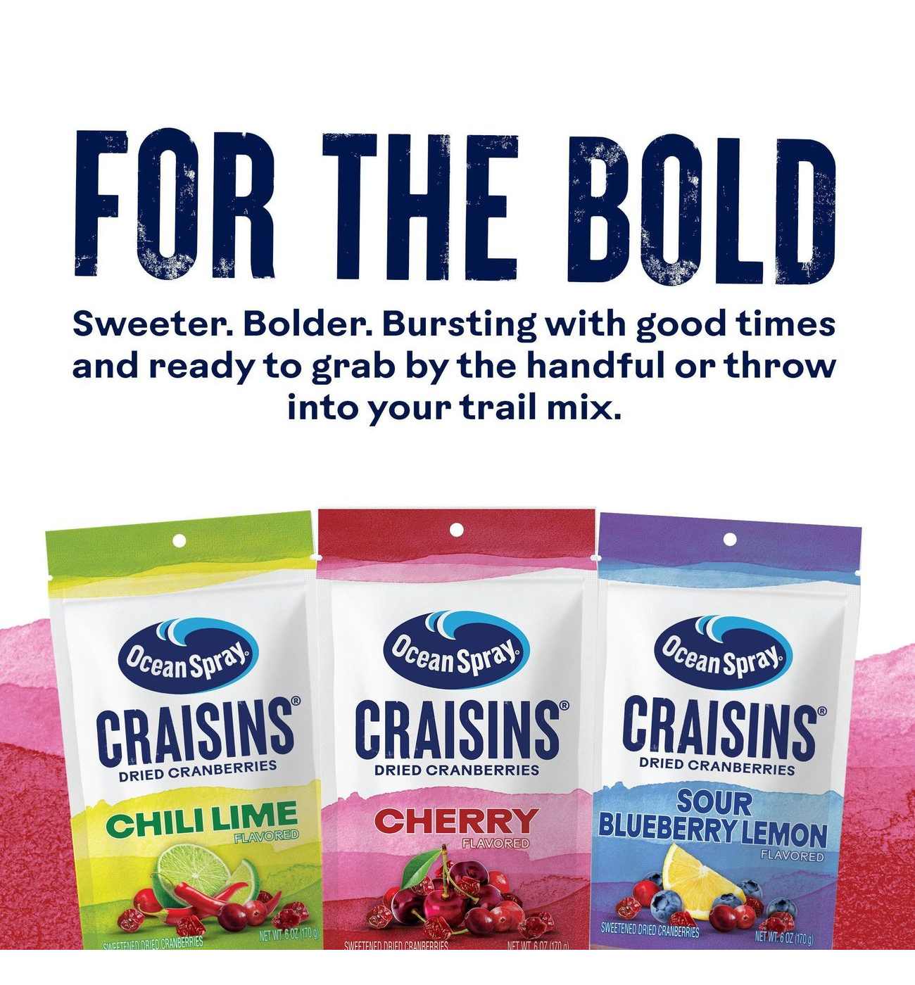 Ocean Spray Craisins Dried Cranberries Infused with Cherry Juice; image 6 of 8