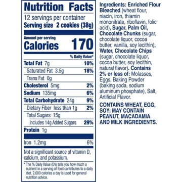 Pillsbury Ready to Eat or Bake Cookie Dough - Chocolate Chunk & Chip, 24 ct