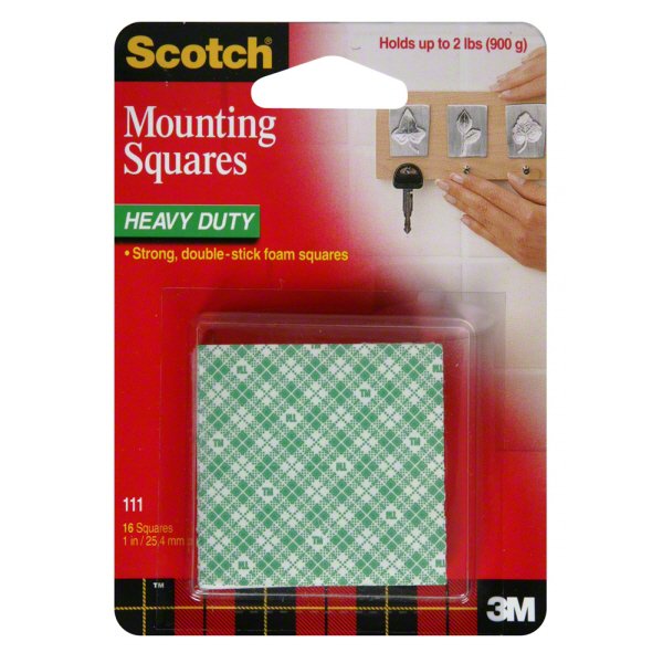Scotch Heavy Duty Mounting Squares 1 in Shop Tape at HEB