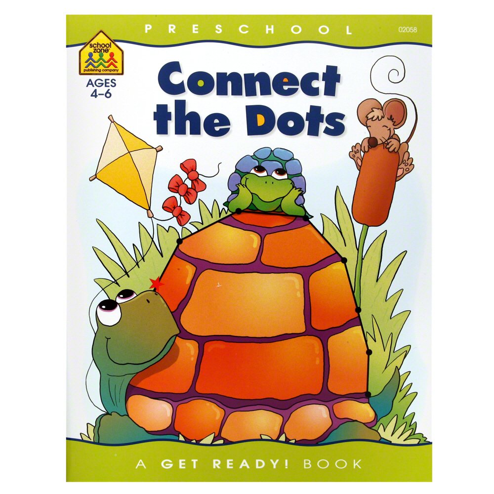 School Zone Preschool Connect The Dots Workbook, Ages 46 Shop Toys