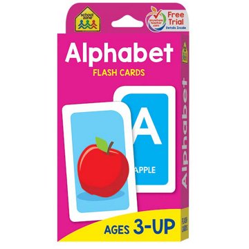School Zone Alphabet Flash Cards , 56 ct