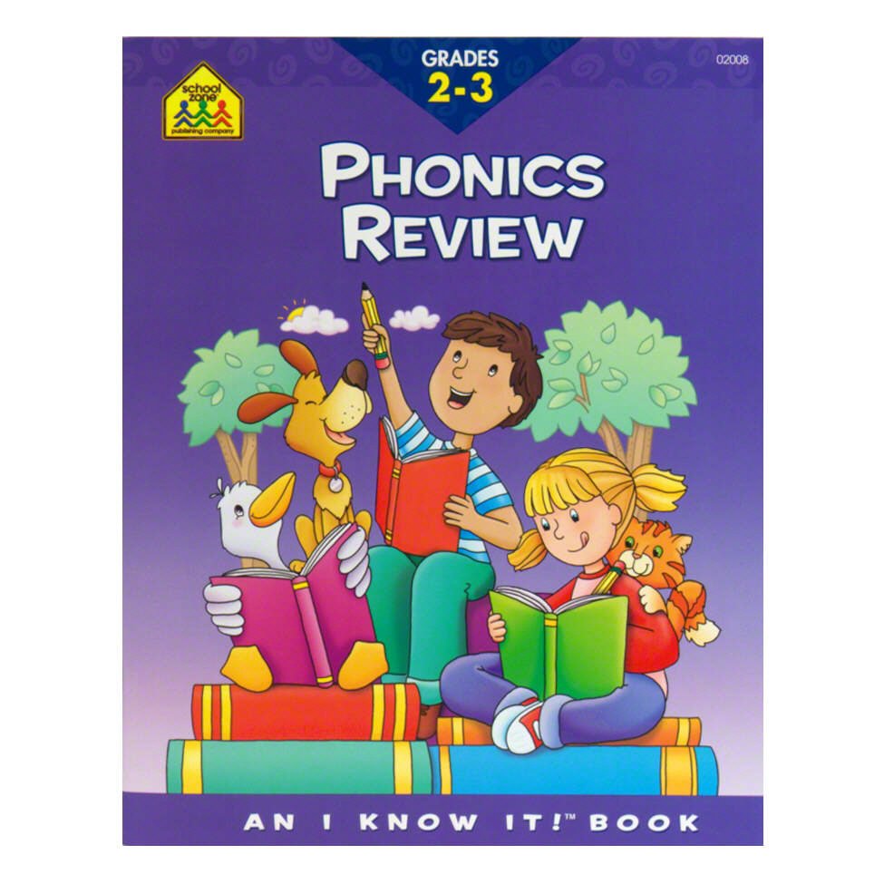 School Zone Workbook Phonics Review 2-3 - Shop Books & Coloring at H-E-B