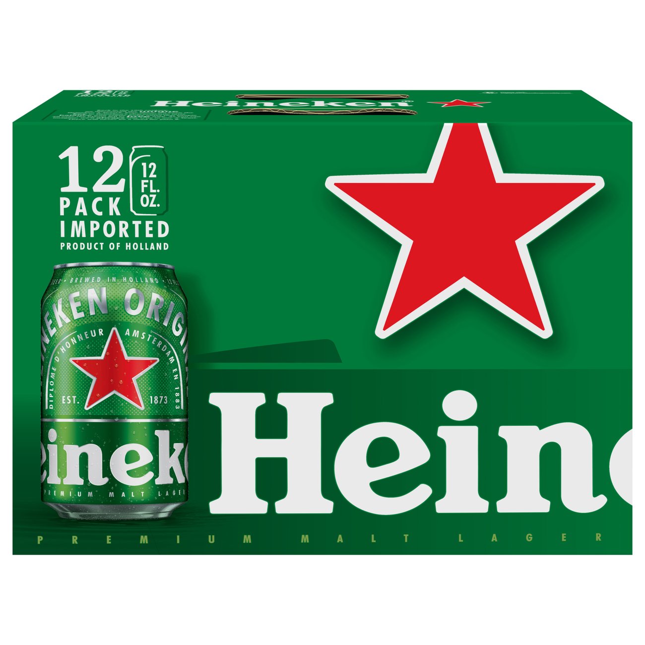 Heineken Lager Beer 12 oz Cans Shop Beer & Wine at HEB
