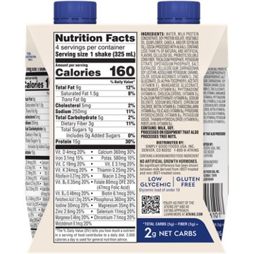 Atkins 15g Protein Shakes 4 pk - Milk Chocolate Delight