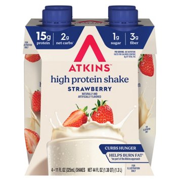 Atkins Strawberry Shake 4 pk