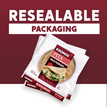 Kronos Pita Bread - Multigrain, 5 ct