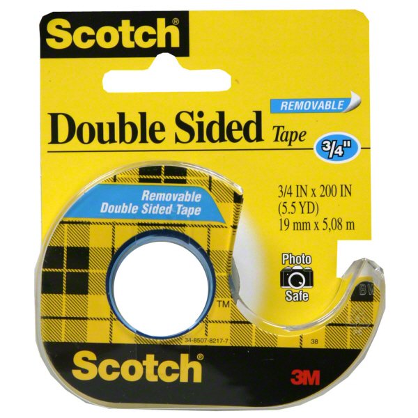 Scotch Removable Double Sided Tape 