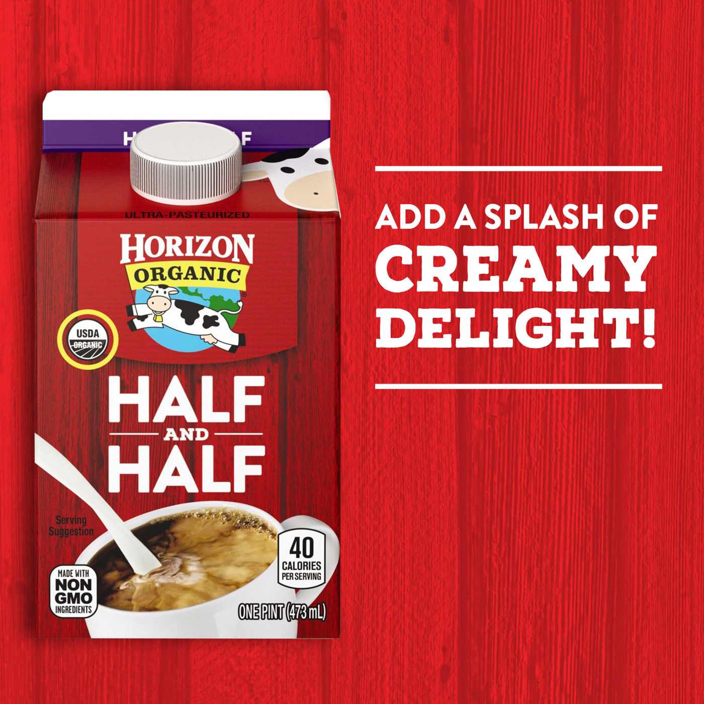 Horizon Organic Half & Half; image 3 of 5