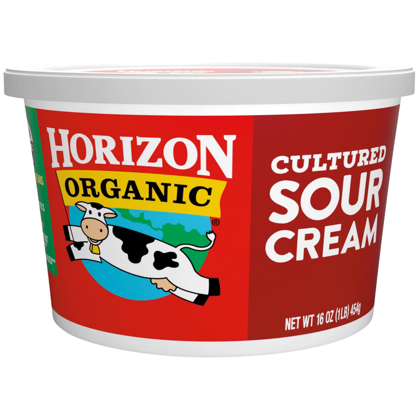 Horizon Organic Cultured Sour Cream; image 1 of 8