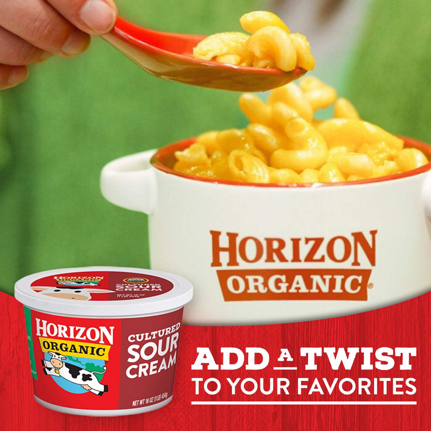 Horizon Organic Cultured Sour Cream; image 4 of 8