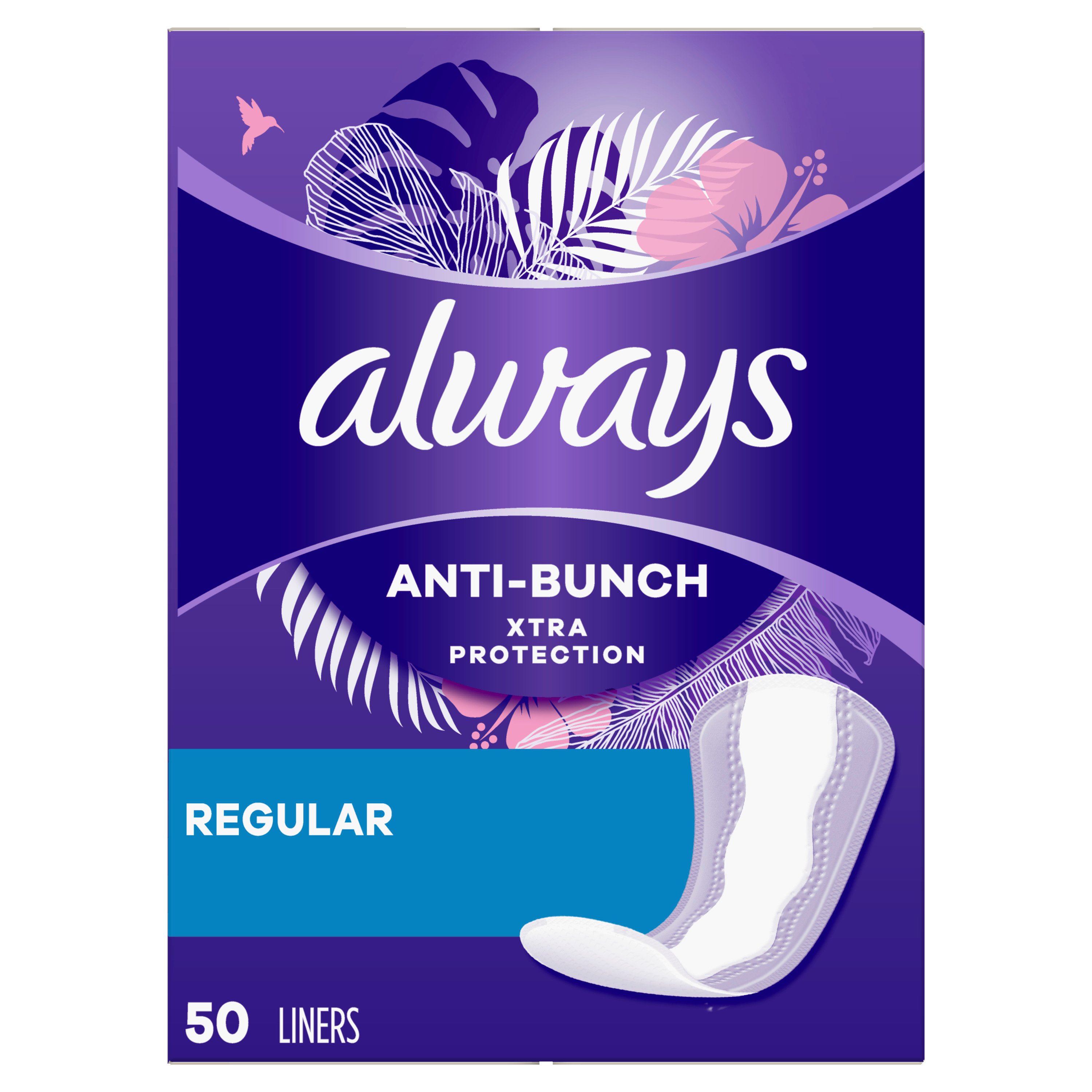 Always Xtra Protection Regular Unscented Daily Liners Shop Pads