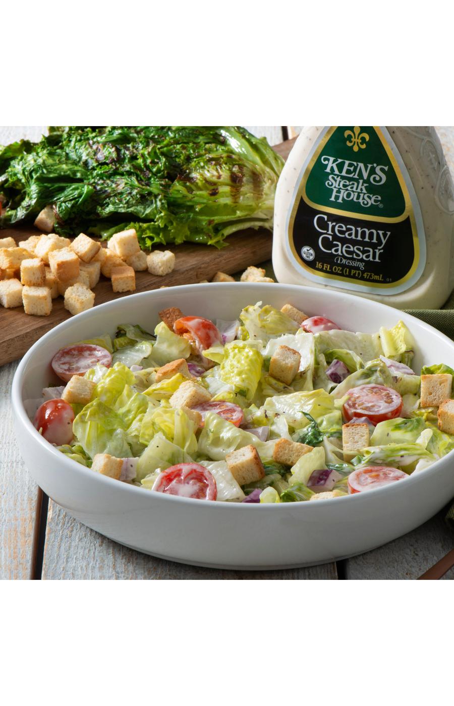 Ken's Steak House Creamy Caesar Dressing; image 3 of 5