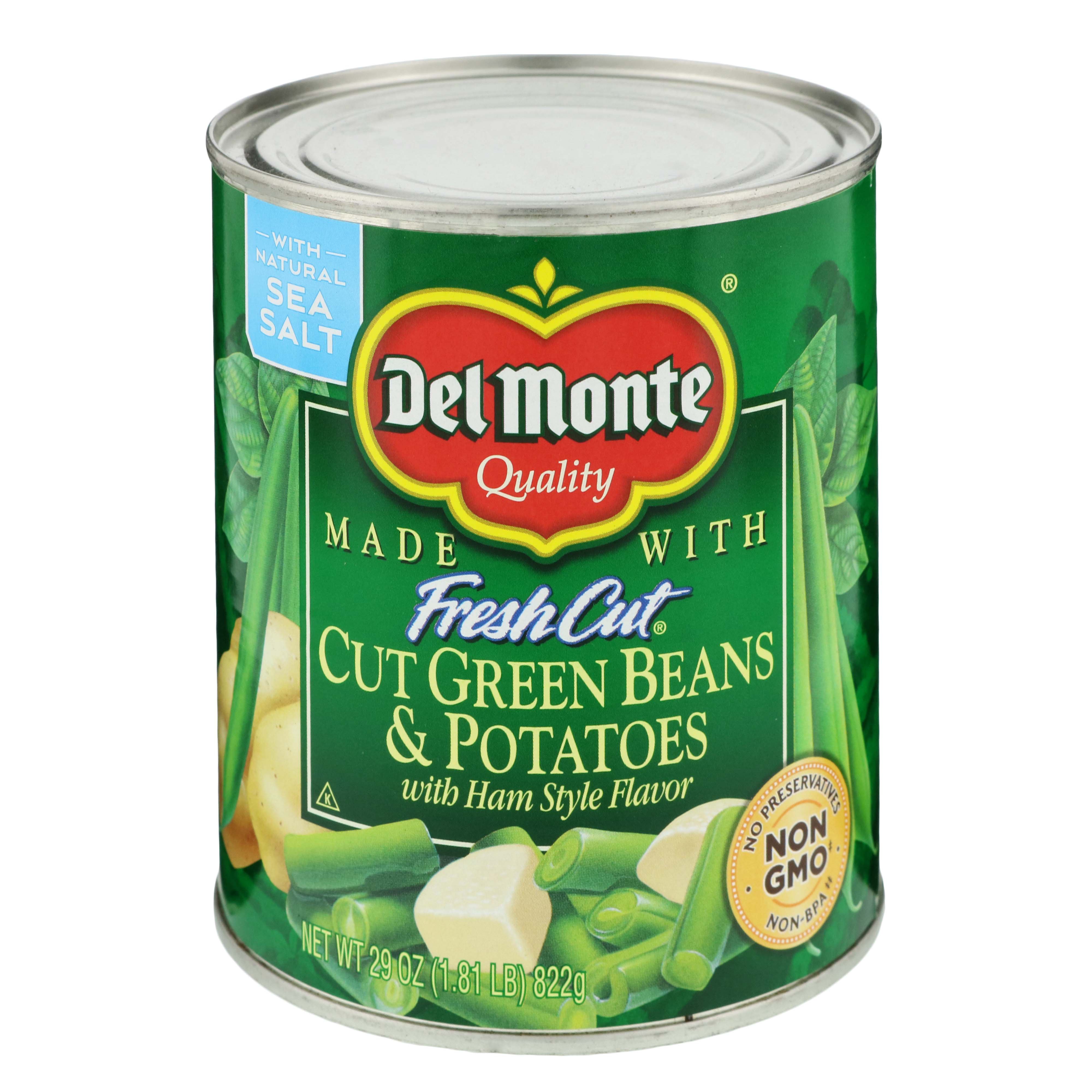 Del Monte Blue Lake Cut Green Beans & Potatoes With Ham ...