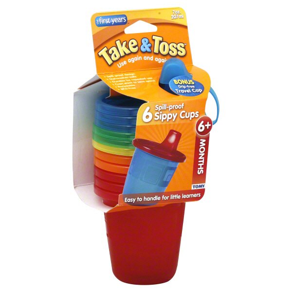 The First Years Take & Toss SpillProof 7 OZ Sippy Cups Shop Feeding