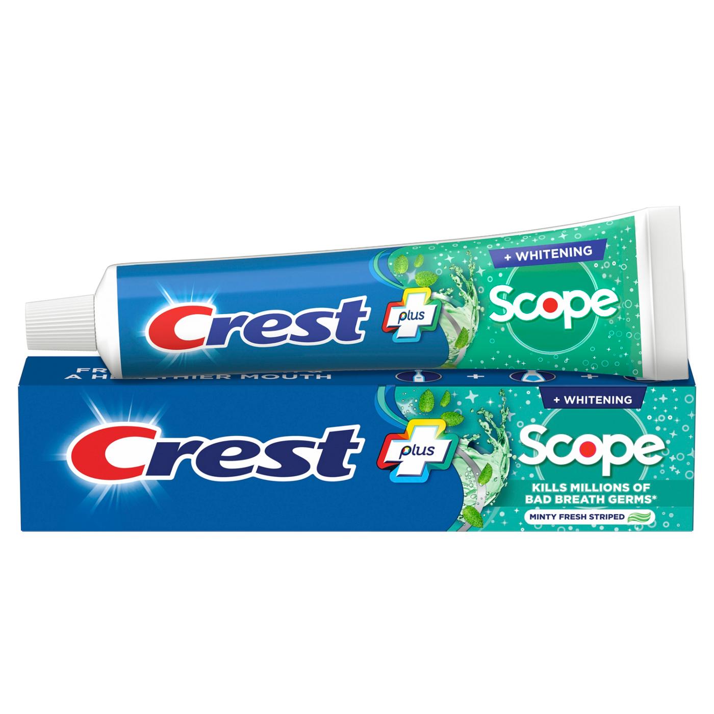 Crest Complete + Scope Whitening Toothpaste - Minty Fresh Striped; image 2 of 10