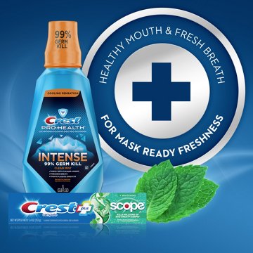 Crest Complete + Scope Whitening Toothpaste - Minty Fresh Striped, 5.4 oz