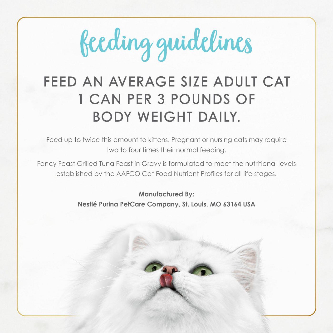 Fancy Feast Purina Grilled Wet Cat Food - Tuna Feast in Gravy; image 2 of 6