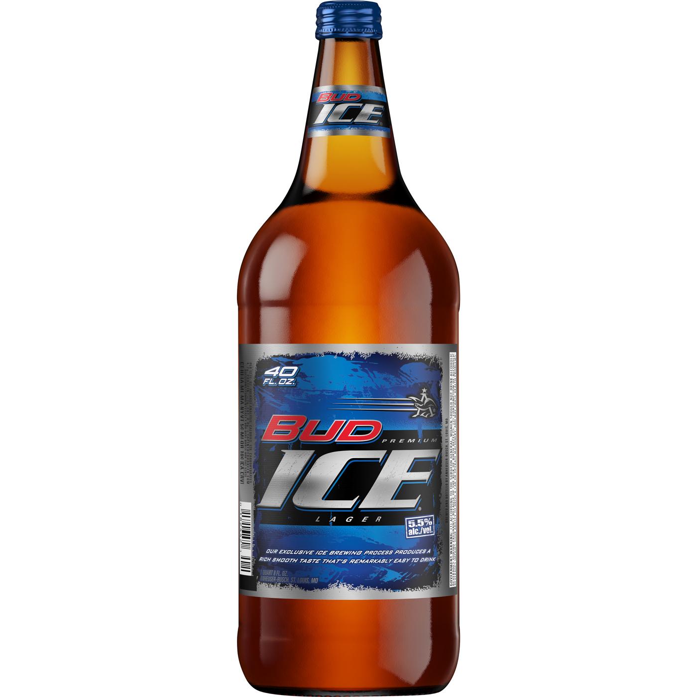 Bud Ice Premium Lager Beer; image 2 of 2