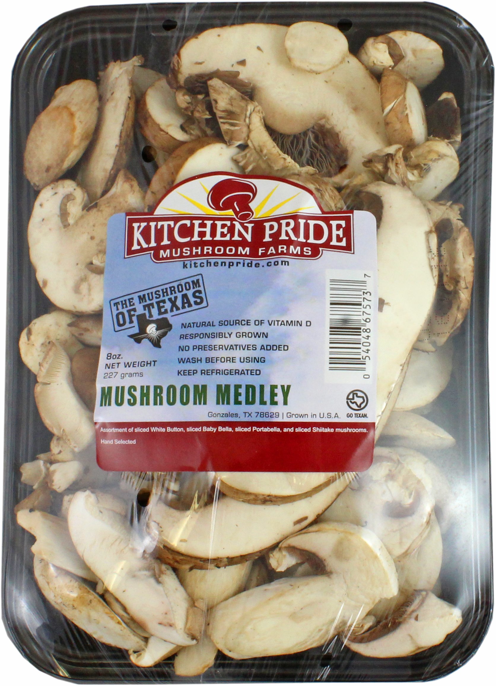 Kitchen Pride Sliced Mushroom Medley Shop Mushrooms at HEB