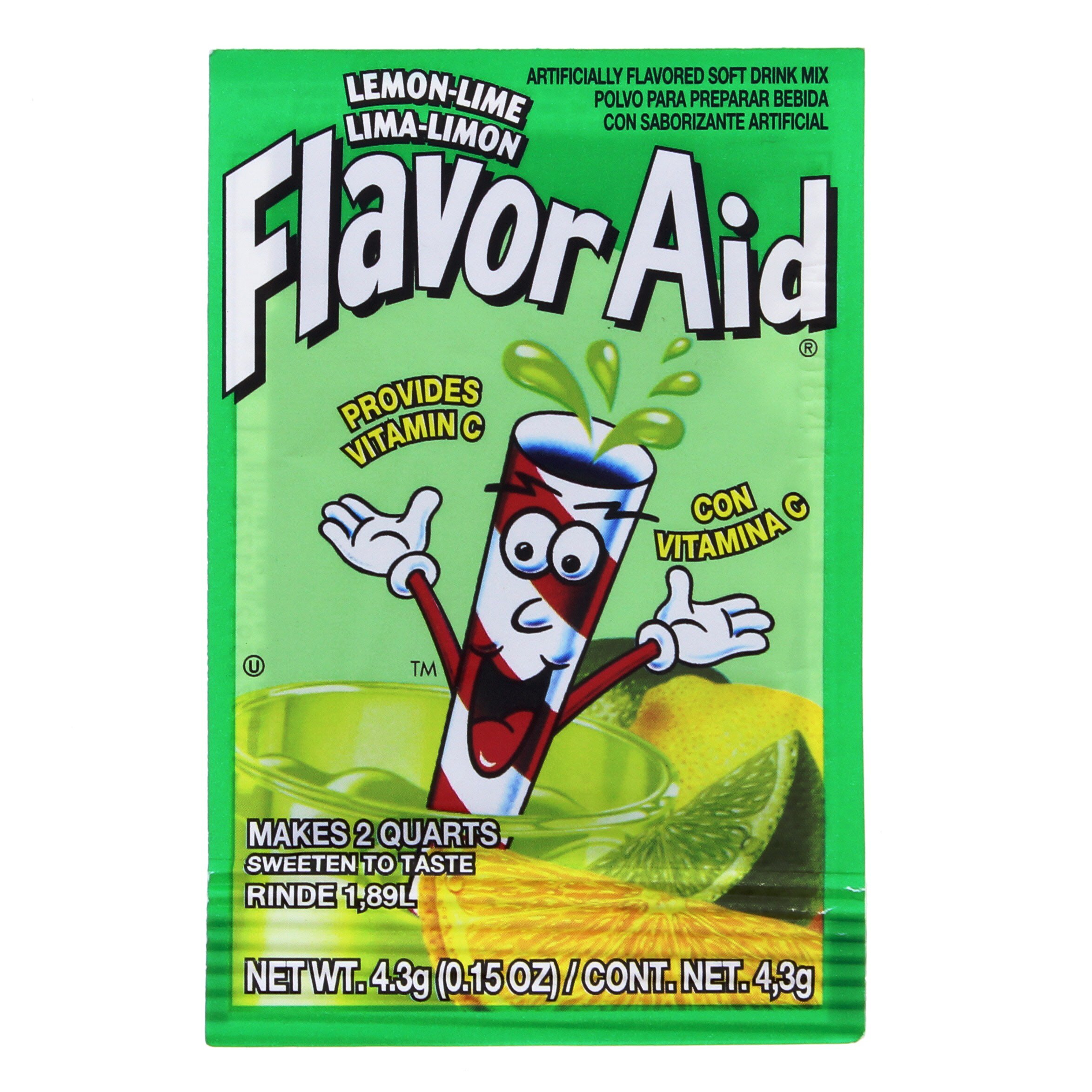 Flavor Aid Unsweetened LemonLime Drink Mix Shop Mixes & Flavor