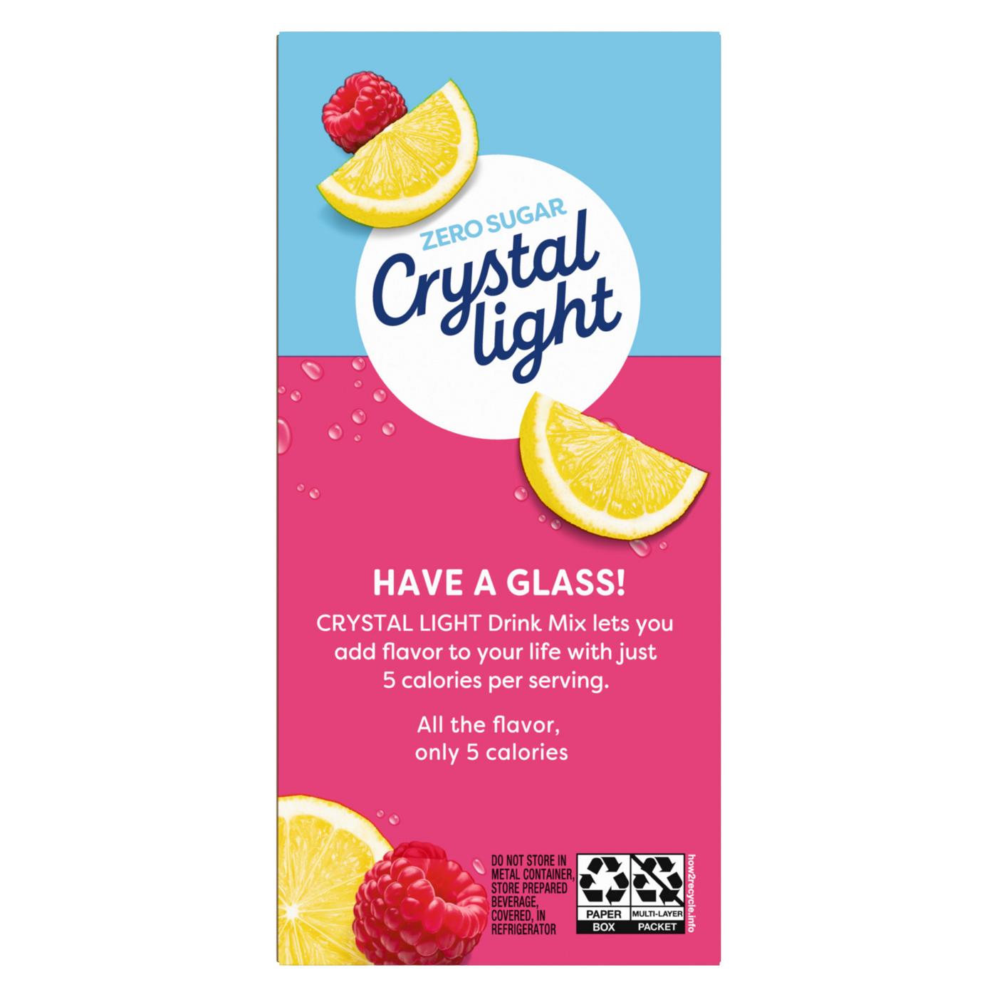 Crystal Light Raspberry Lemonade Drink Mix; image 3 of 5