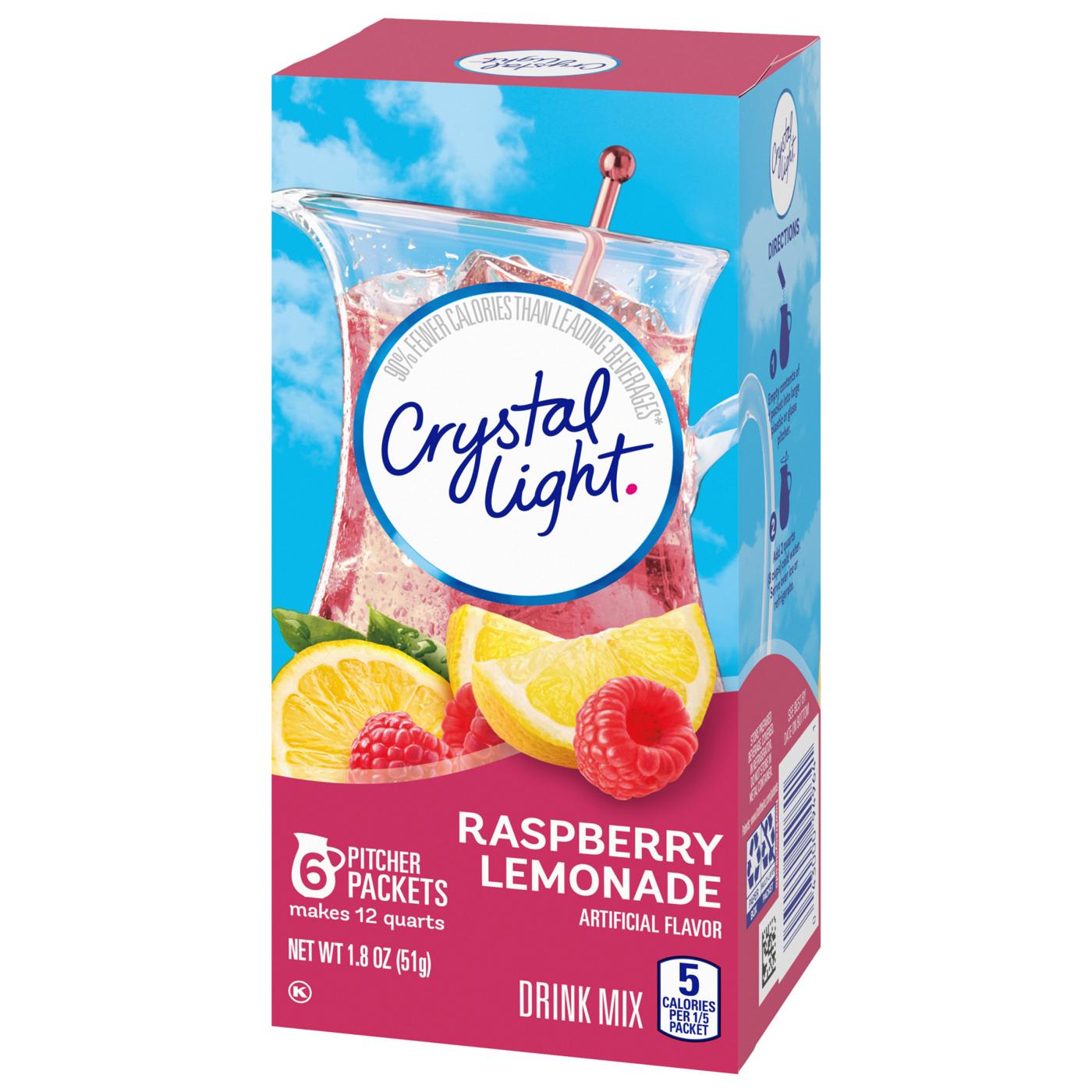 Crystal Light Raspberry Lemonade Drink Mix; image 5 of 8