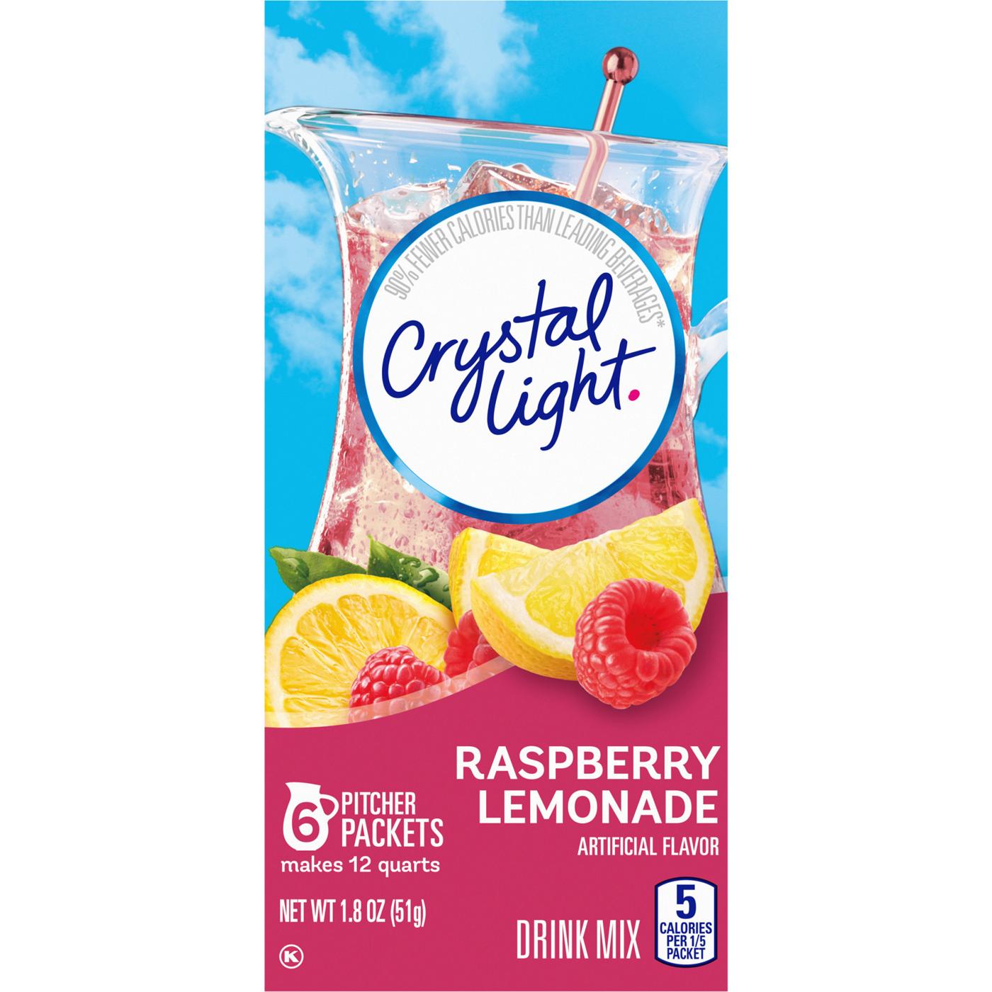 Crystal Light Raspberry Lemonade Drink Mix; image 8 of 8